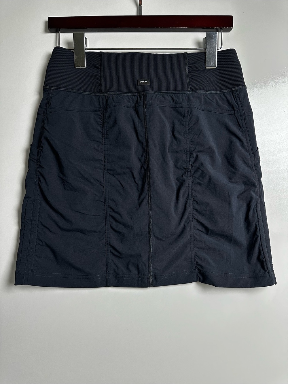 prAna Koen Skort Black Womens Size XS Hiking Athletic Skirt Built In Shorts